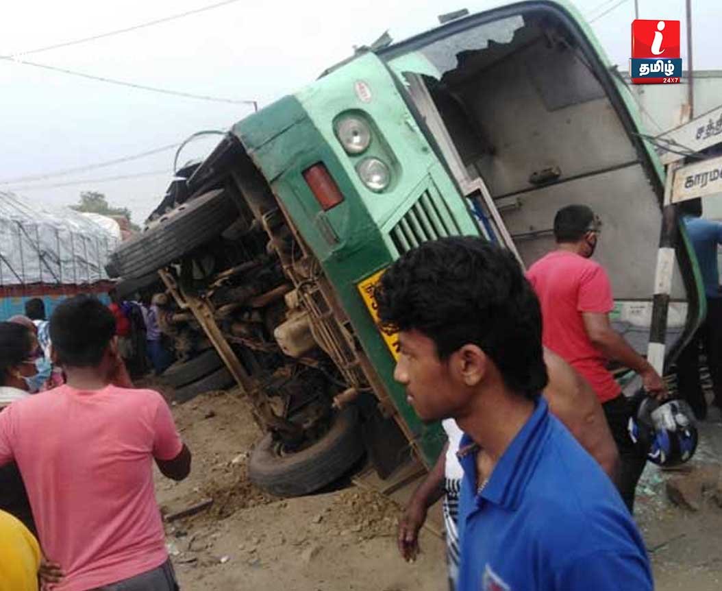 truck-collides-with-government-bus-near-coimbatore